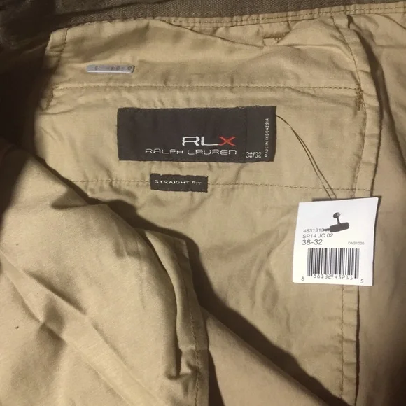 🛑SOLD🛑 missed out! 🔥RLX tan cargo/utility pants NWT🔥 38/32 straight - Picture 13 of 14